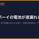 ゲームボーイの電池が液漏れしたら？｜素手で触らない・目や皮膚に付いたら洗う・本体の拭き取り・修理受付の終了