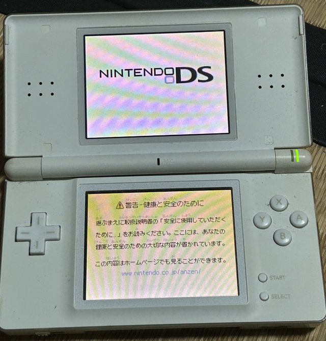 ニンテンドーDS Liteを開いた状態
